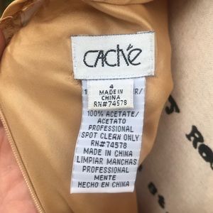 Cache Dresses - Cache Gold satin sequin prom dress Cache Dresses - Cache Gold satin sequin prom dress